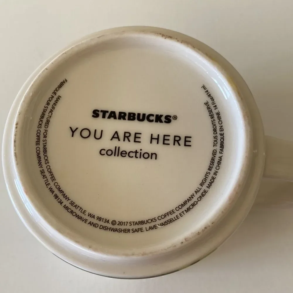 Starbucks Washington State You Are Here 2015 Collection Coffee Mug Cup 14 oz